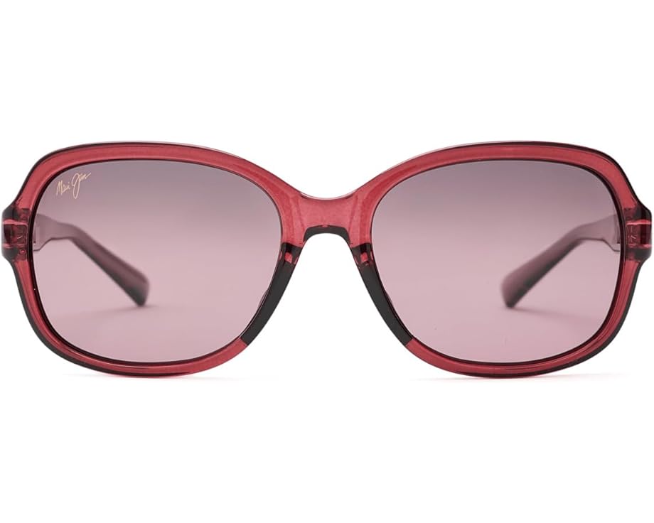 Солнцезащитные очки Maui Jim Hiluhilu с розовой оправой и линзами PolarizedPlus2