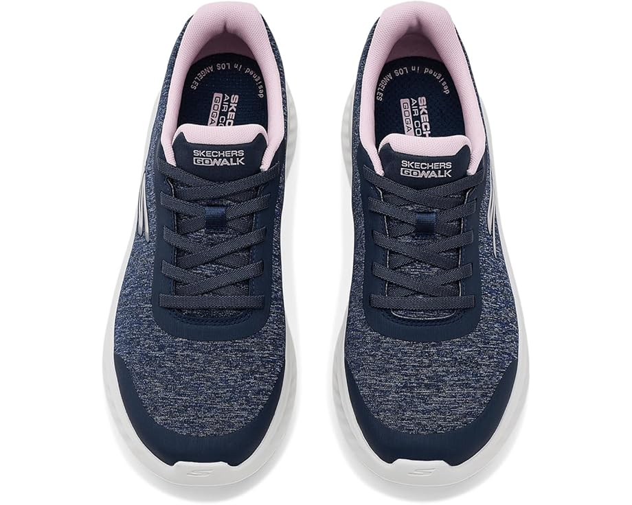 Кроссовки Go Walk Now Heather с верхом из сетки от Skechers Performance синие