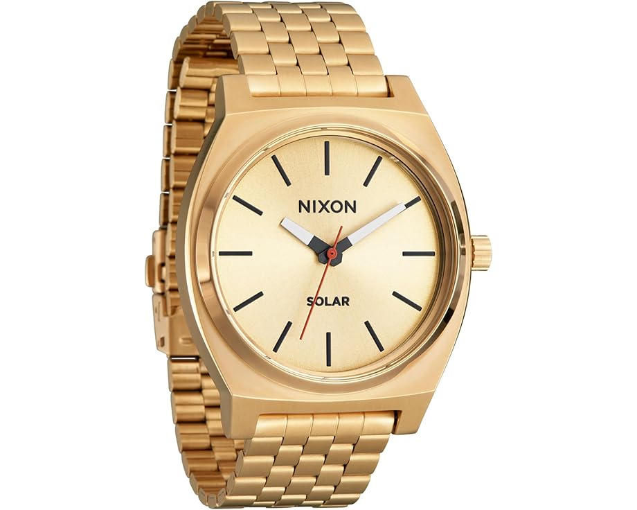 Часы Nixon Time Teller Solar из нержавеющей стали с японским кварцевым механизмом