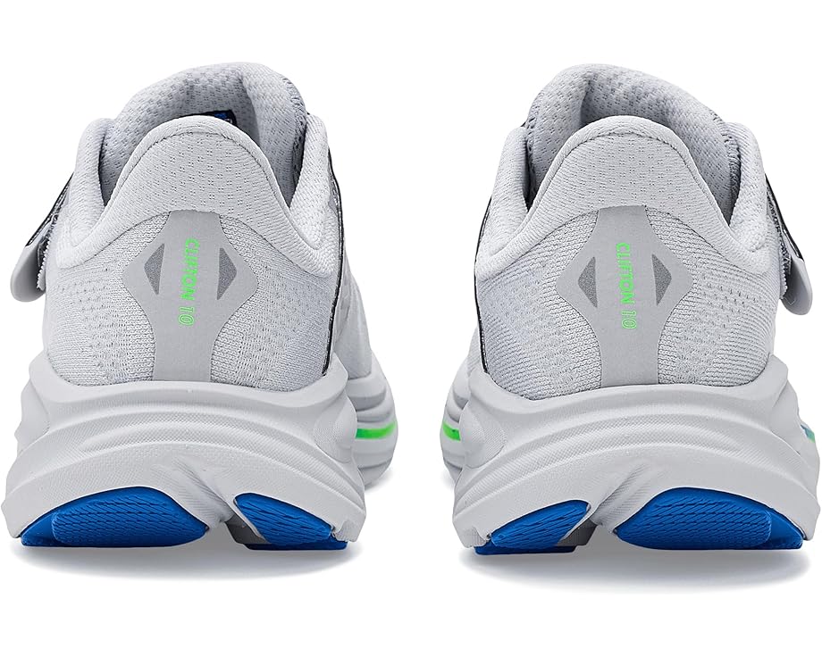 Детские кроссовки Hoka Kids Clifton 10 с амортизацией и застежкой на липучке
