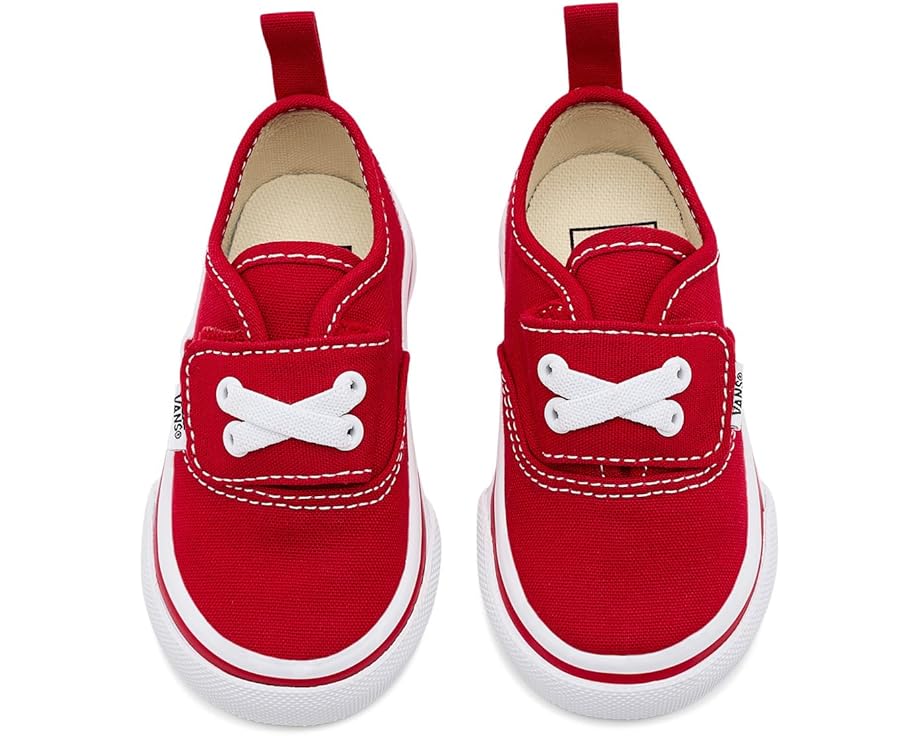 Детские кеды Vans Kids Authentic Elastic V на липучке с эластичными шнурками