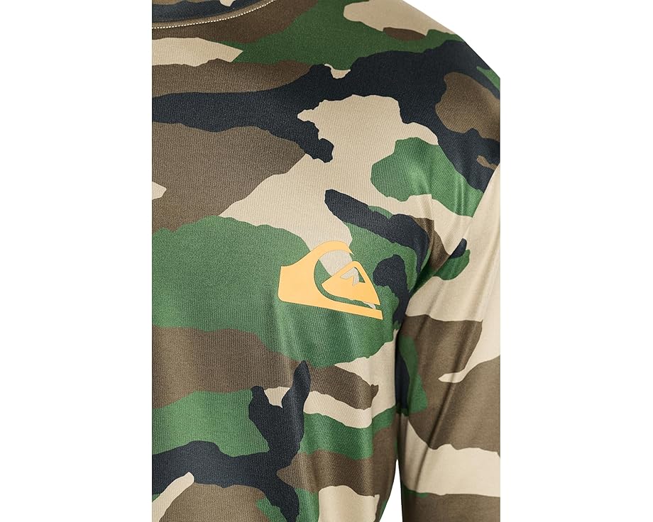 Quiksilver Everyday футболка с длинным рукавом для серфинга Камуфляж