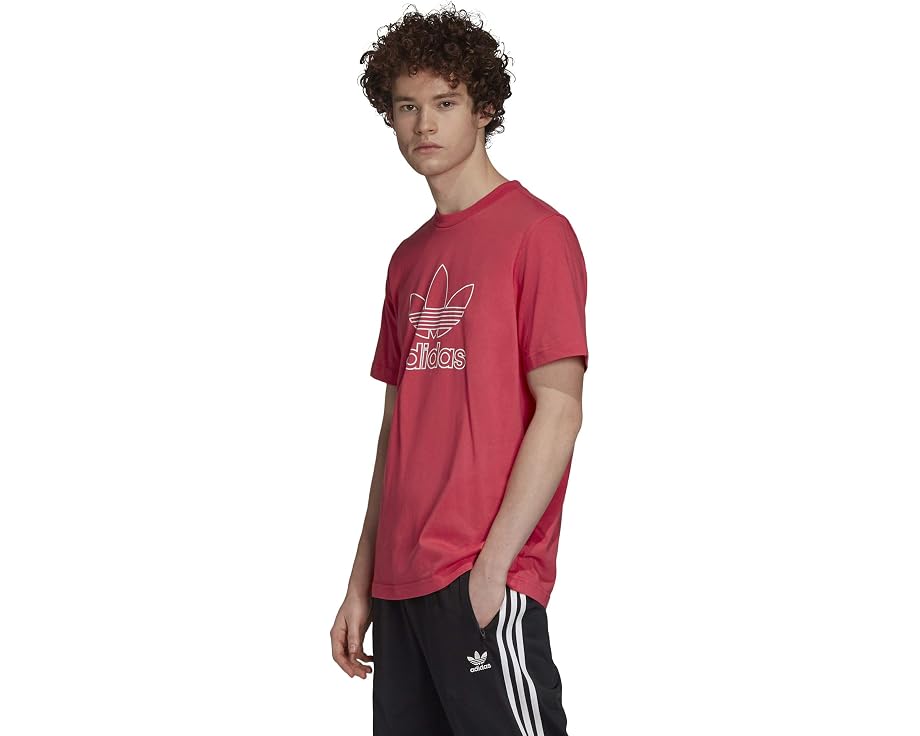 Футболка adidas Originals Outline Trefoil с принтом
