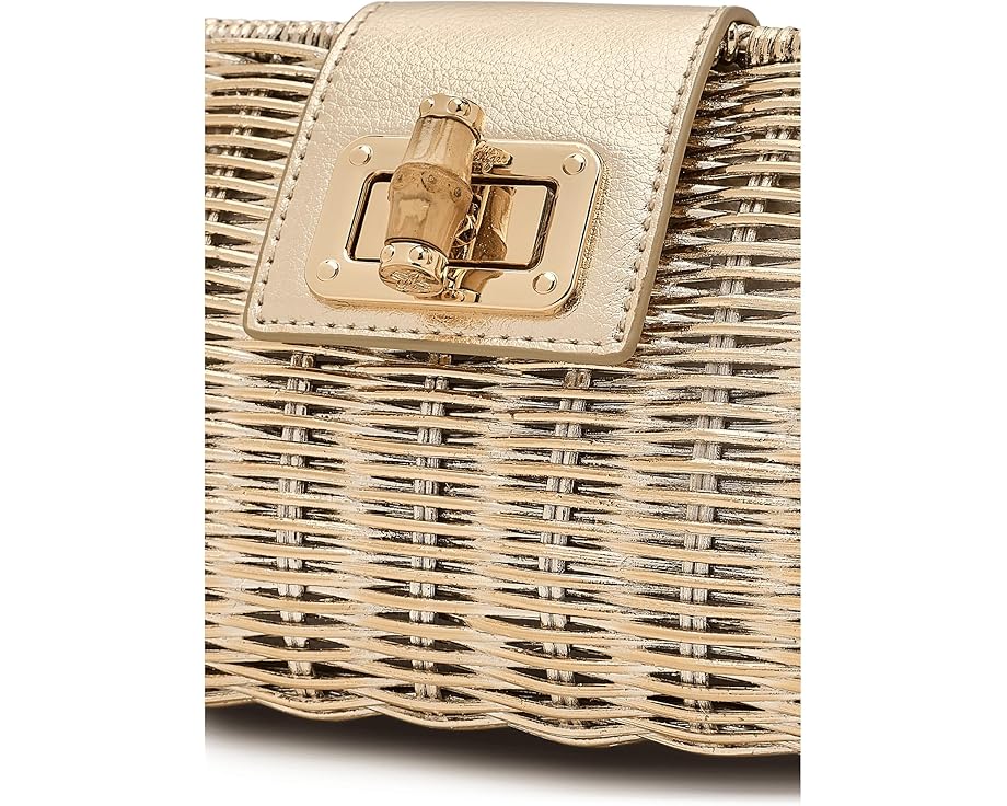 Клатч-кроссбоди Lilly Pulitzer Leena Wicker золотистый