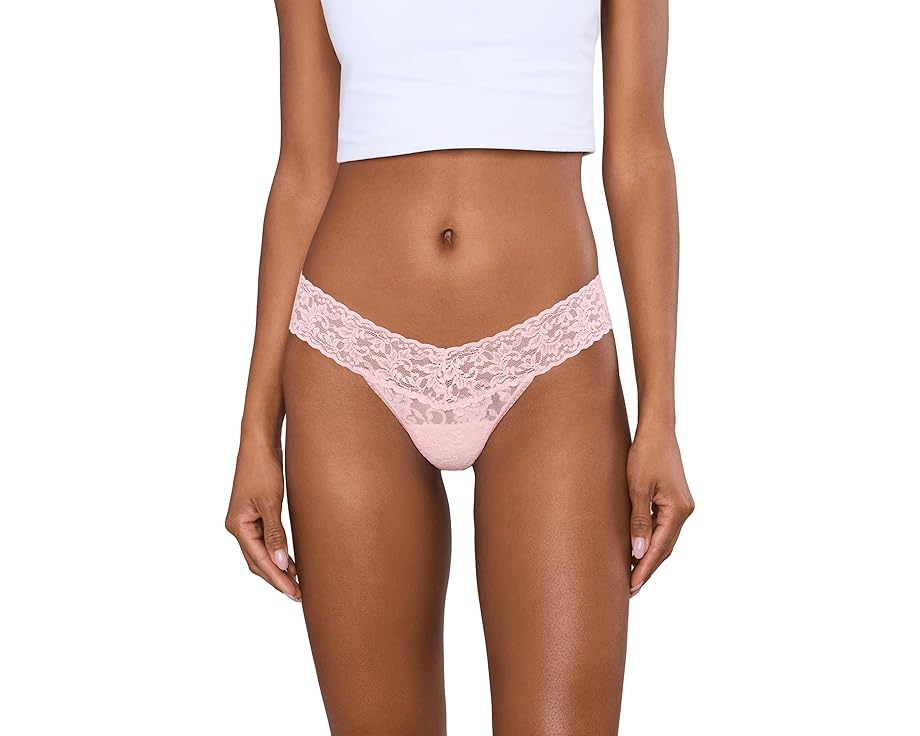 Набор из 5 трусов-танга Signature Lace Low Rise от Hanky Panky