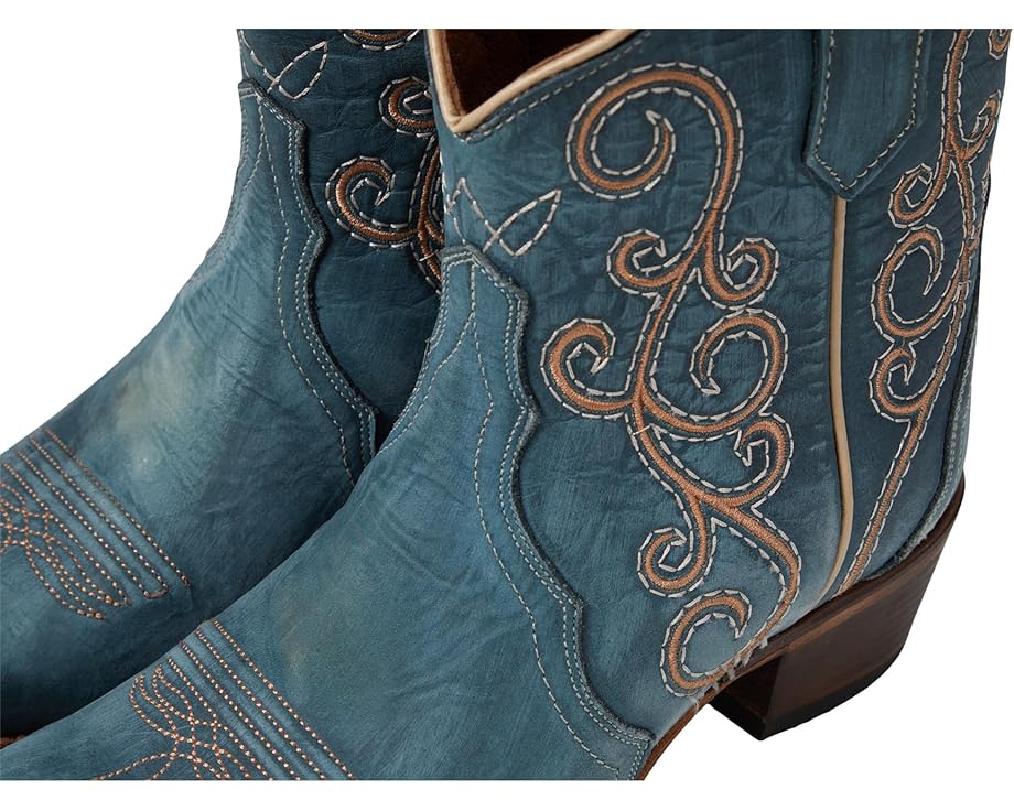 Сапоги Frye L6068 с вышивкой и состаренной кожей