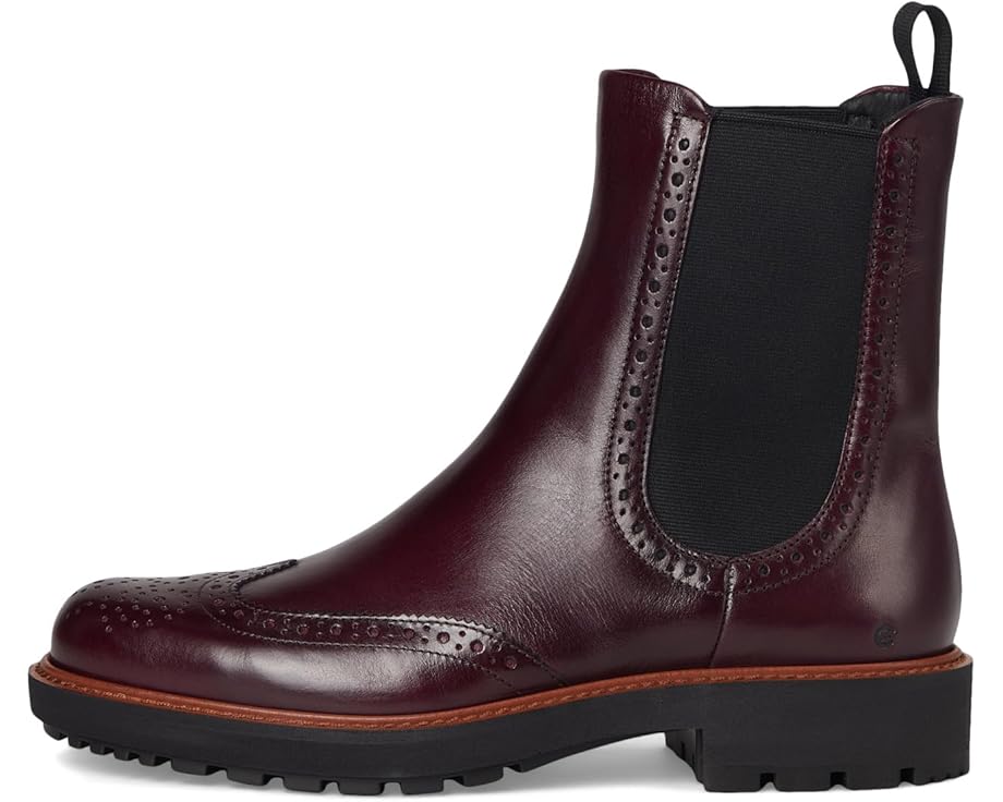 ECCO Metropole Oslo Chelsea Wingtip ботинки с декоративными перфорациями