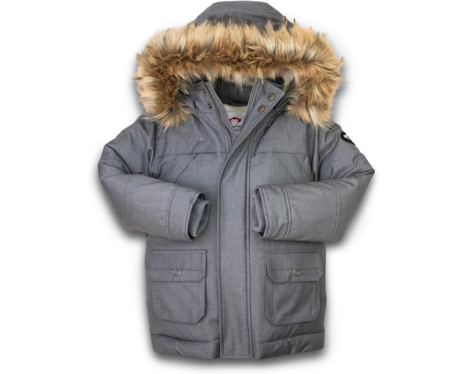 Пуховик Appaman Kids Denali Down Coat с меховой отделкой капюшона