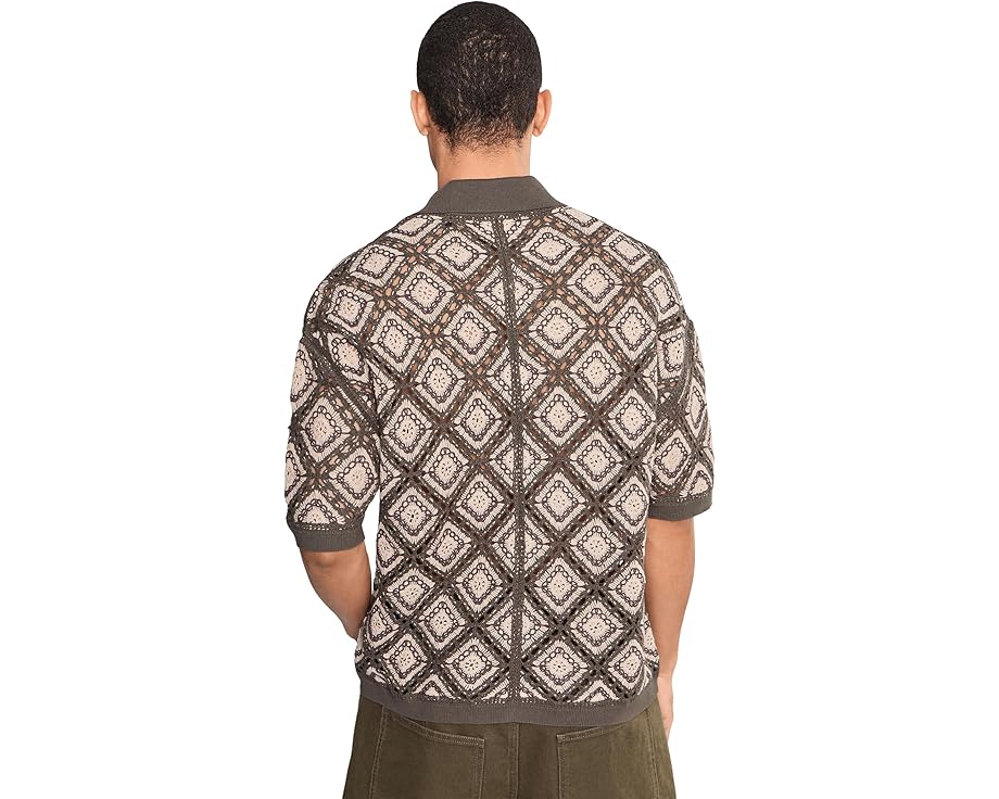 Morena Short Sleeve Cardigan от AllSaints трикотажный кардиган с воротником