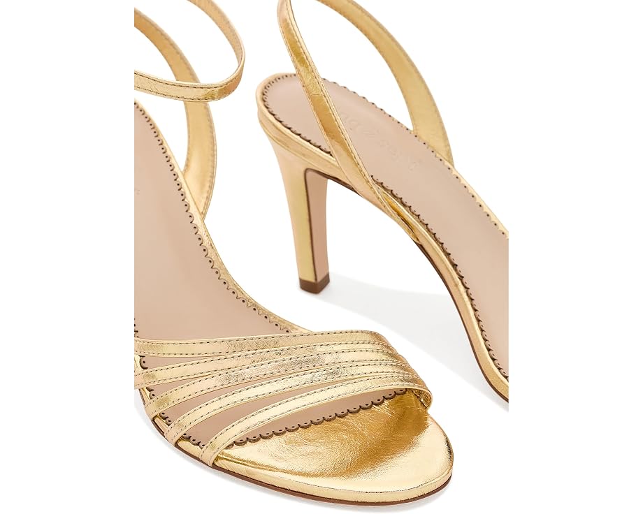 Cinq à Sept сандалии Jackie Metallic Strappy на каблуке