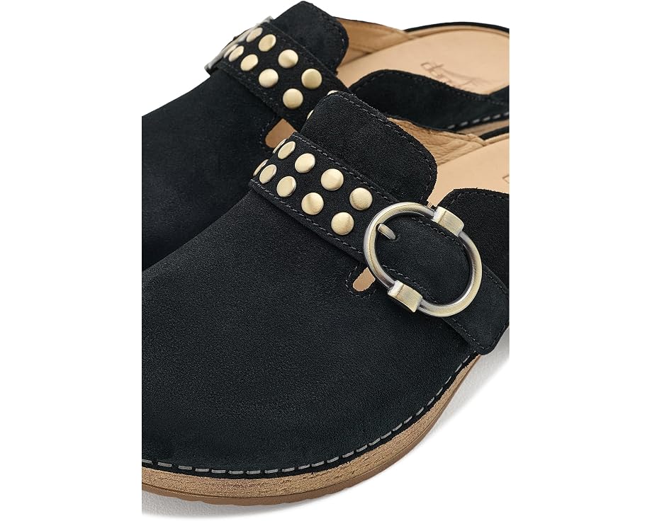 Клогги Dansko Branson из замши с пряжкой и регулируемым ремешком