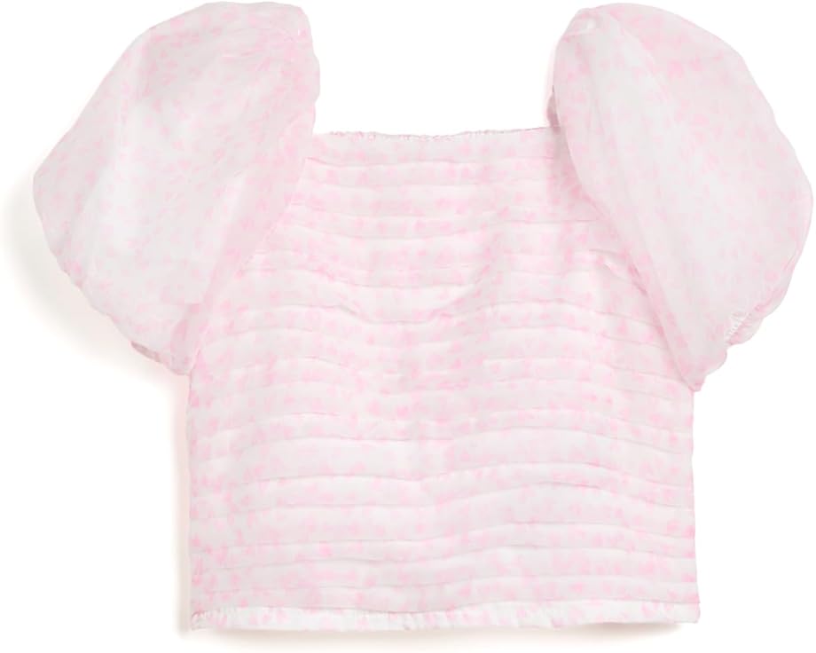 Топ Emerson Organza Puff Sleeve Top для детей от abercrombie kids
