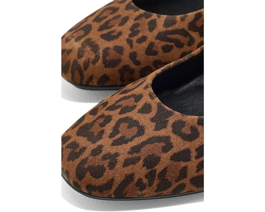 Туфли Мэри Джейн FitFlop Delicato из замши с леопардовым принтом