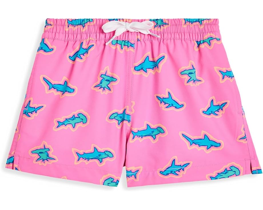 Плавательные шорты Chubbies Kids The Lil Pink Apex Swimmer с принтом