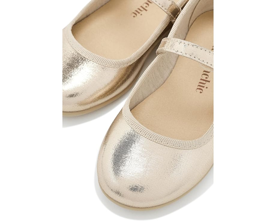 Туфли Childrenchic Mila Mary Jane из серебристой кожи