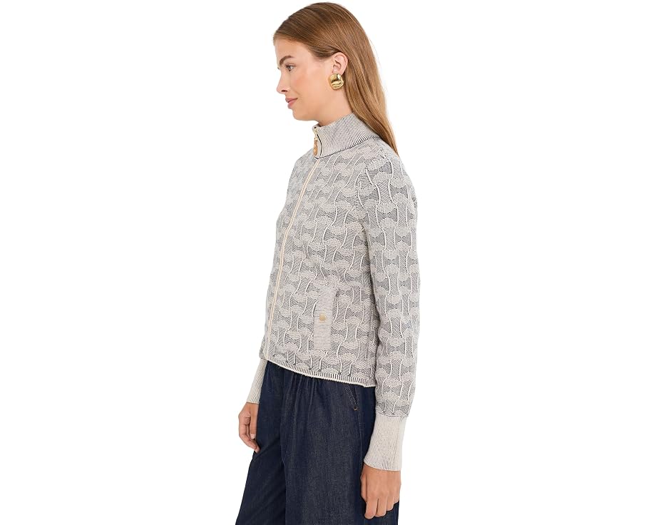 Жакет NIC+ZOE Petite Dapper Swirl Knit с узором