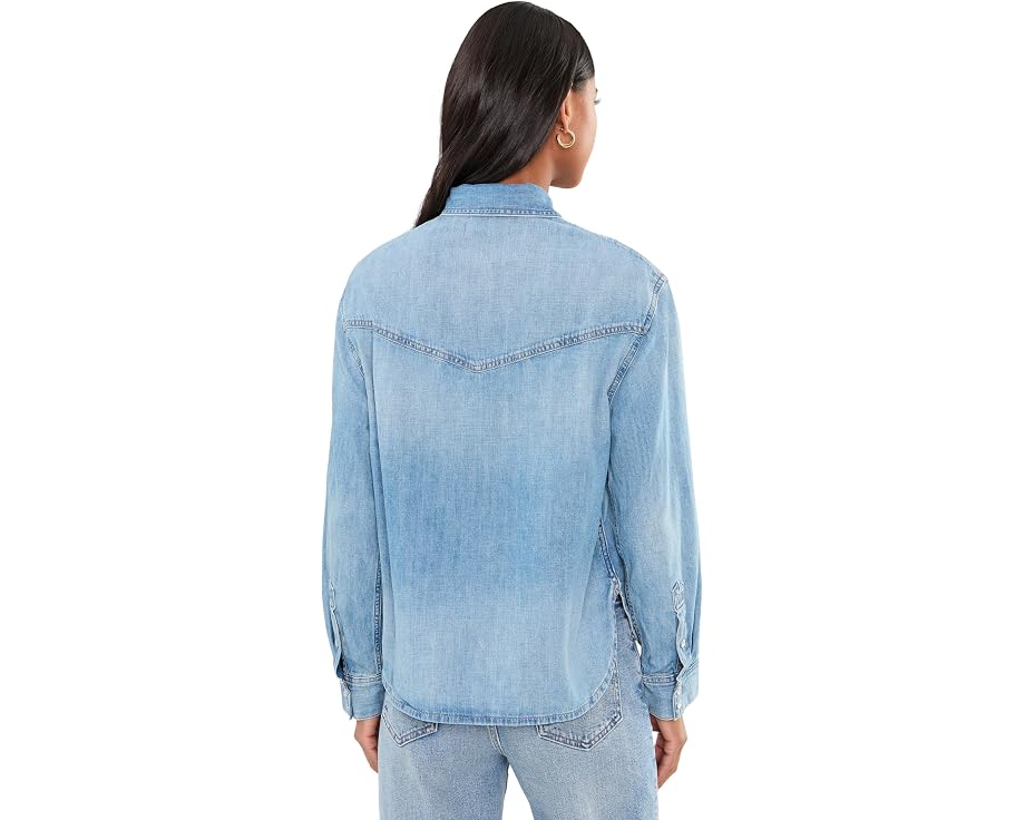 Madewell рубашка Denim Oversized Western женская