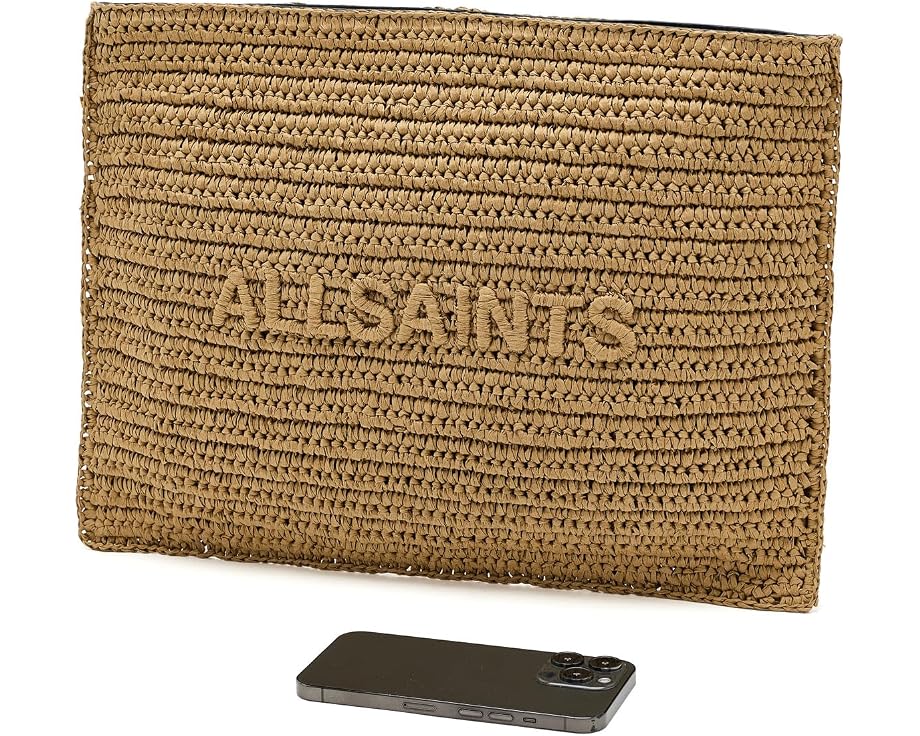 Большой клатч AllSaints Bettina Paper из бумаги