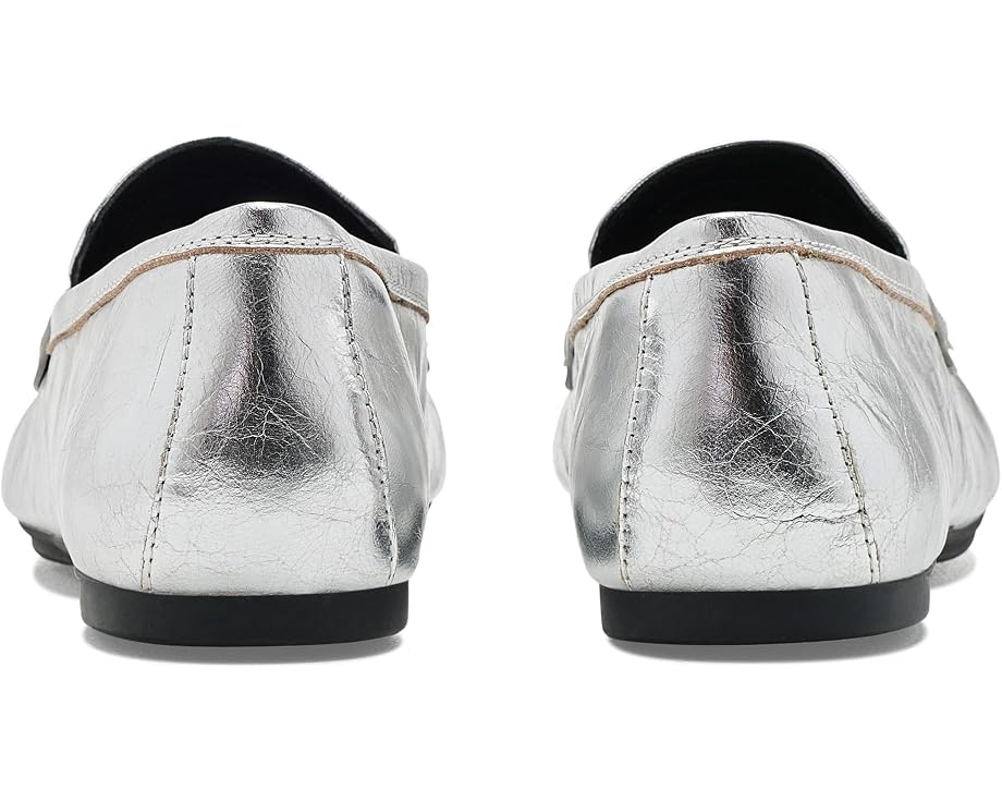 Лоферы FitFlop Delicato из жатой металлизированной кожи