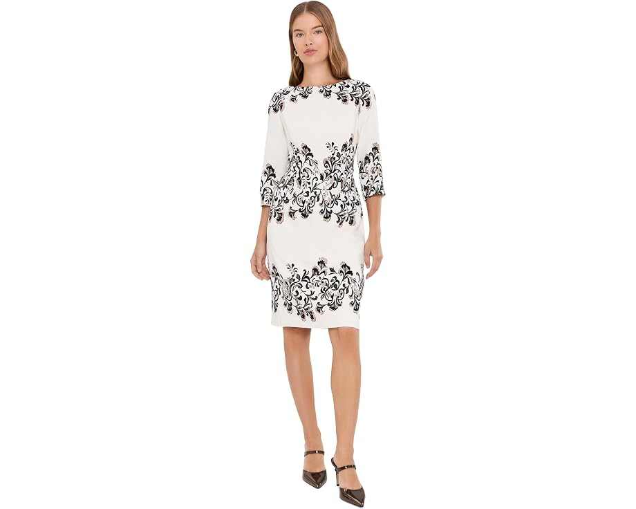 Placement Print Dress