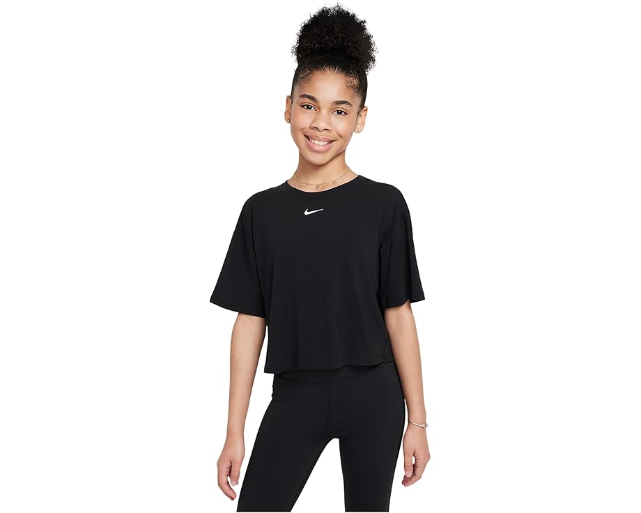 Футболка Nike Kids One Relaxed Dri-FIT с коротким рукавом и свободным кроем