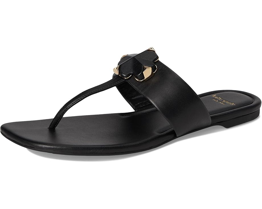 Kate Spade New York сандалии Spade Flower с цветочным мотивом на кожаной подошве