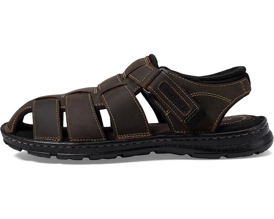 Сандалии Rockport Darwyn Fishermen из натуральной кожи с регулируемой застежкой