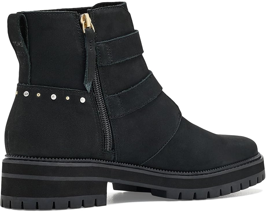 Ботинки TOMS Simone с пряжками черные