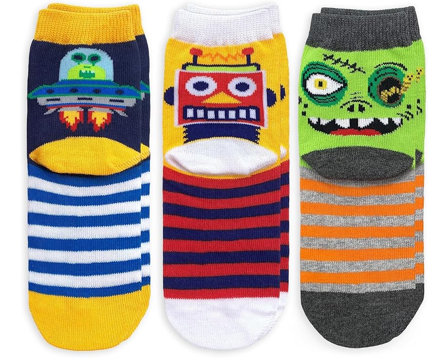 Носки Jefferies Socks Робот Инопланетянин Зомби, набор из 3 пар