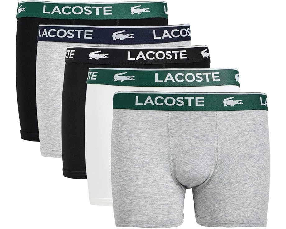 Набор из 5 трусов-боксеров Lacoste для детей из мягкого хлопка