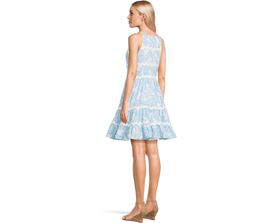 Платье Angelynn с цветочным принтом и многоярусной юбкой от Lilly Pulitzer