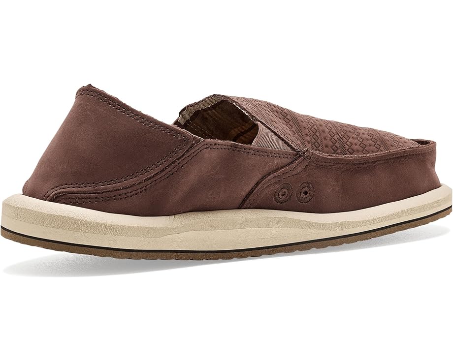 Лоферы Sanuk Donny Novelty Leather с кожаным верхом