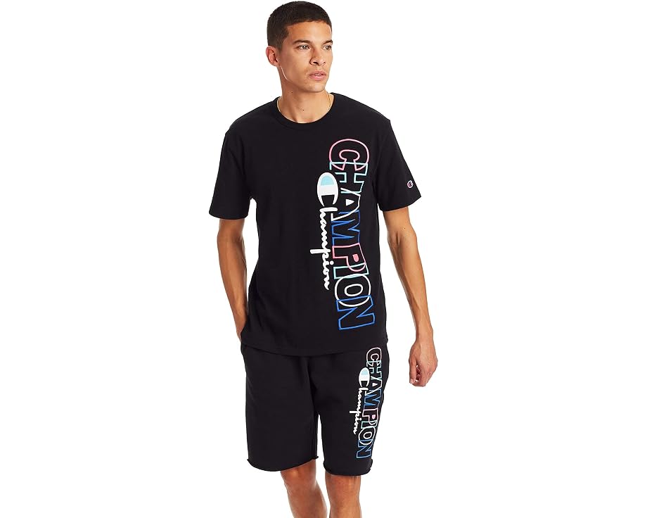 Champion футболка Graphic Heritage Tee Block Logo черная
