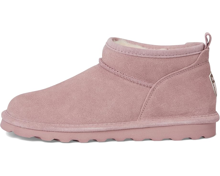 Сапоги Super Shorty Bearpaw из замши с овечьей шерстью и съемной стелькой