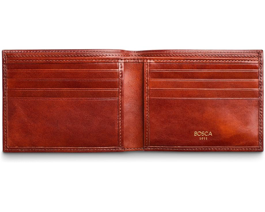 Bosca Old Leather Classic кошелек на 8 отделений из состаренной кожи