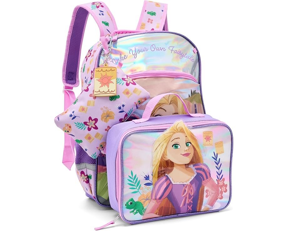 Рюкзак BIOWORLD Kids Tangled Рапунцель, 4 отделения, розовый