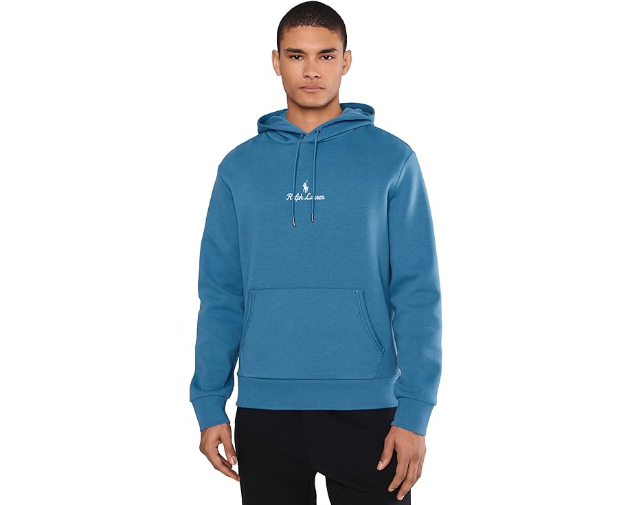 Толстовка Polo Ralph Lauren Logo Double-Knit Hoodie с логотипами и молнией