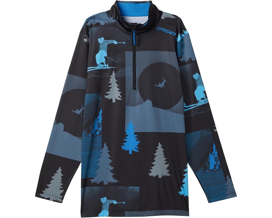 Флисовая кофта Spyder Jacobs 1/2 Zip для детей с защитой UPF 50+