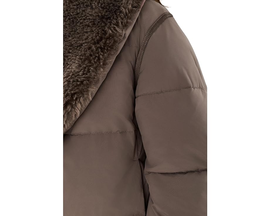 UGG Wylda пуховик оверсайз с искусственным мехом