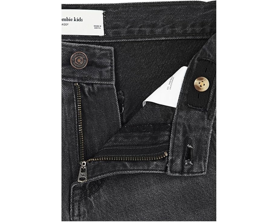 Джинсовые брюки карго Abercrombie & Fitch Baggy Denim с регулируемым поясом