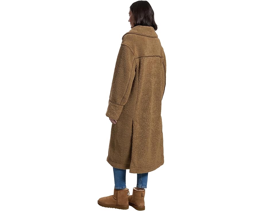 Пальто UGG Sema Uggfluff из плюшевого флиса в пол