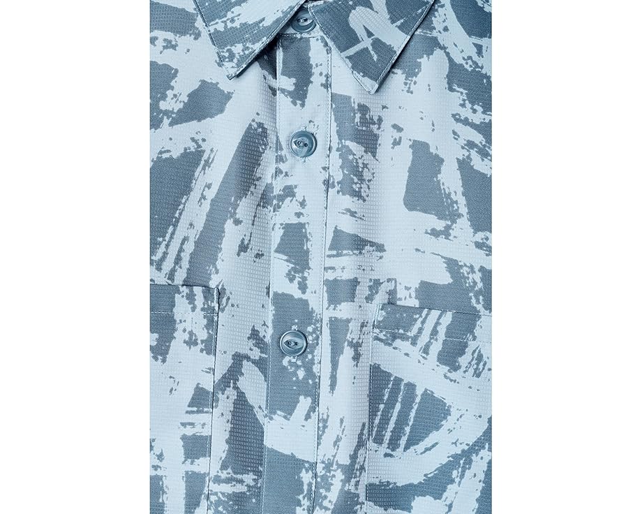 Рубашка Sun Drift™ Cooling Printed Short Sleeve Shirt от Mountain Hardwear с принтом и UPF 50