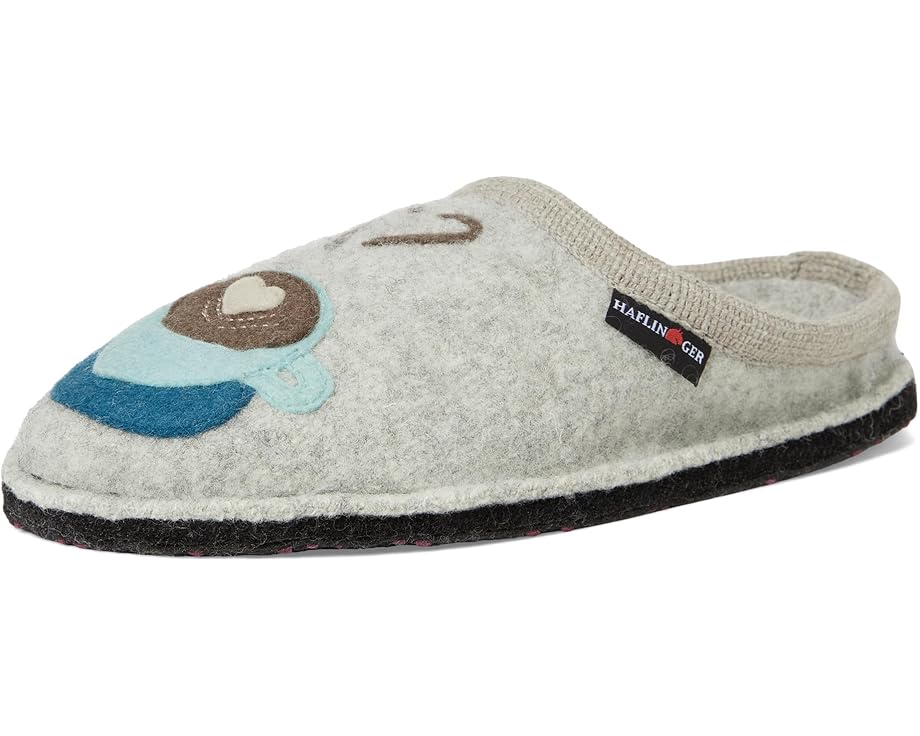Тапочки Haflinger Latte из вареной шерсти с терморегуляцией