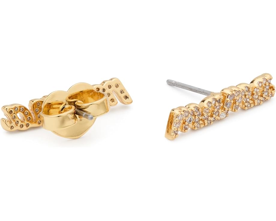 Серьги Mama Pave Studs с россыпью кубического циркония