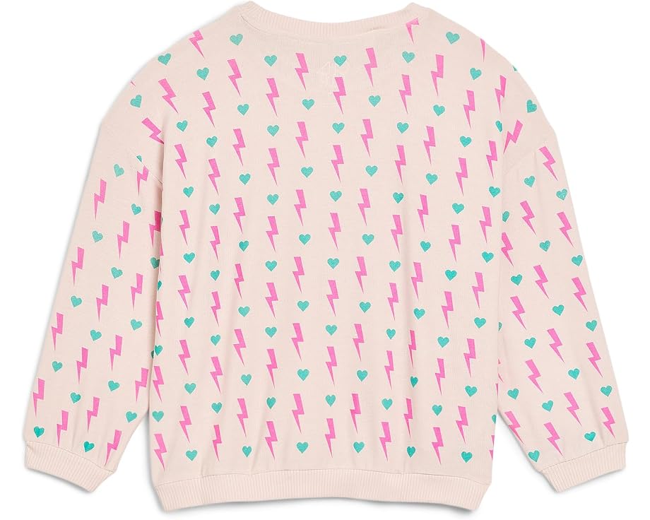 Chaser Kids свитшот Bolt and Hearts с круглым вырезом