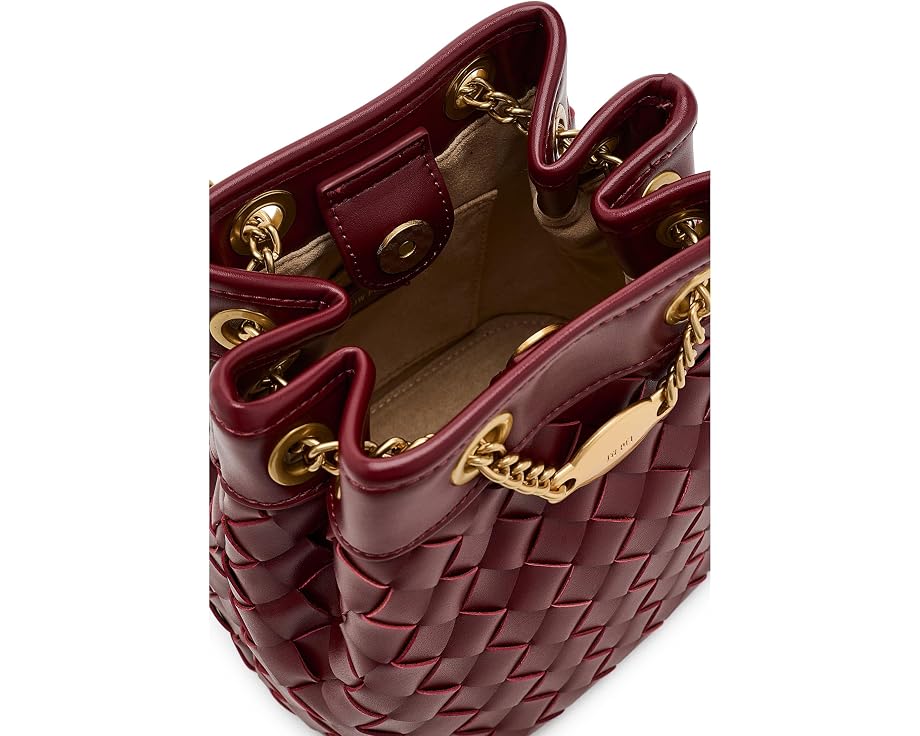 Yara Hand-Woven Bucket Bag