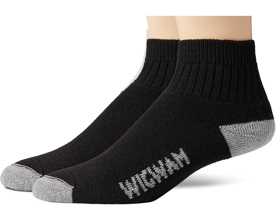 Носки Wigwam Diabetic Sport Quarter 2 пары для диабетиков с минималистичным дизайном