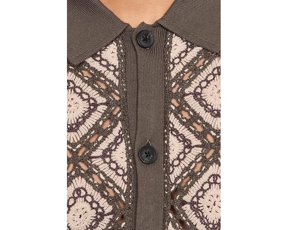 Morena Short Sleeve Cardigan от AllSaints трикотажный кардиган с воротником