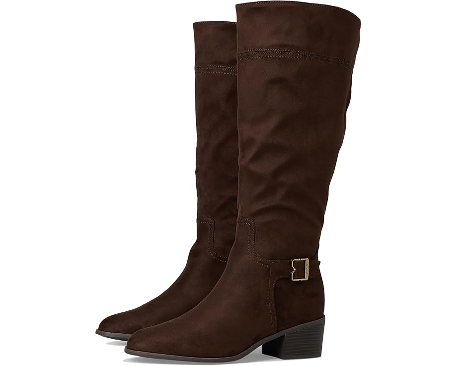 Высокие сапоги Dr. Scholl's Adeline Zip с боковой молнией и декоративной пряжкой