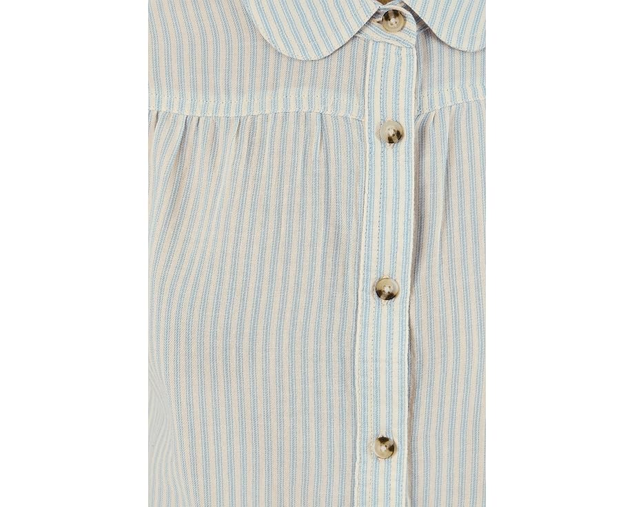 Летняя блуза Holly Shirt из органического хлопка с закругленным воротником Toad&Co